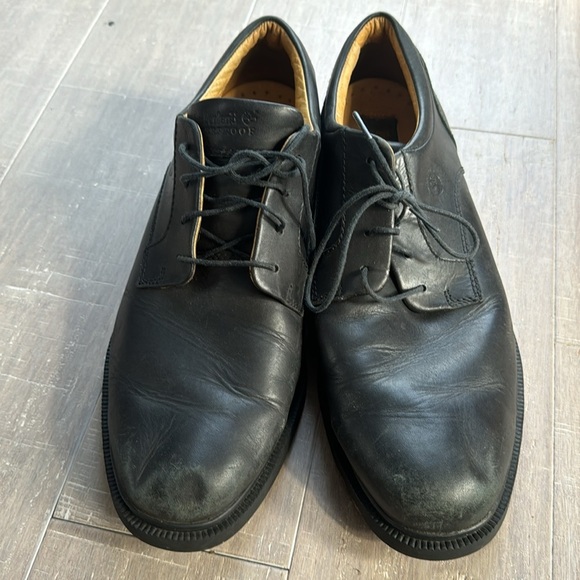 Timerberland Waterproof Men's Black Oxford Dress Leather Formal Shoes Tie Sz 11 - Picture 2 of 7